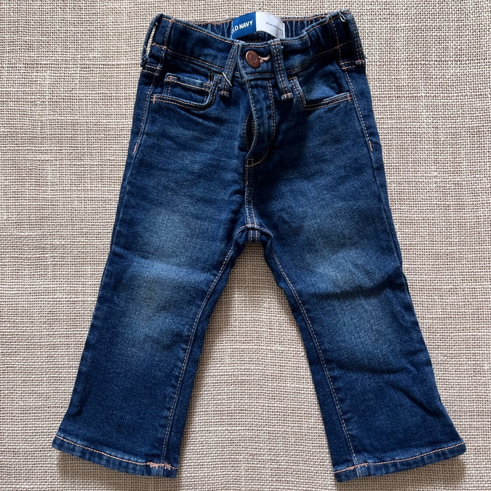 Toddler Girl High Waisted Flare Jeans